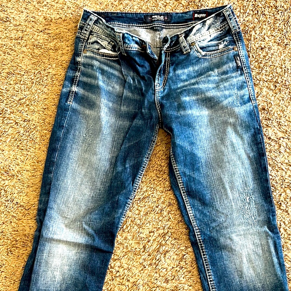 Silver Suki Mid Super Skinny Jean